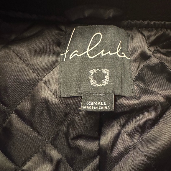 Black Wool Bomber Jacket by Aritzia - Picture 4 of 5